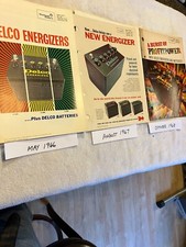 Delco Energizer Sales Brochures 1966, 1967, 1968 picture