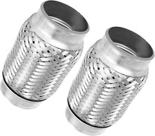 2Pcs 3 inch Exhaust Flex Pipe,  3