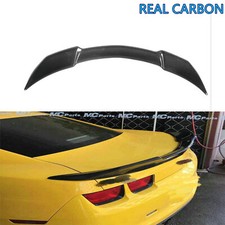 Real Carbon Fiber Trunk Rear Spoiler Lid For Chevrolet Camaro ZL1 10-13 11 12 Z picture