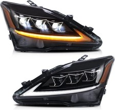 LED Headlights Pair Lexus IS250 IS350 2006-2012 IS250C IS350C 2010-2012 picture