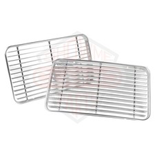 1960-1965 Porsche 356B/356C 1 SET Engine CURVED Chrome Grille RH+LH 64455904106 picture