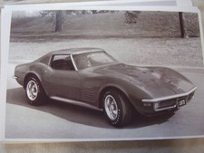 1972 CHEVROLET STINGRAY   11 X 17  PHOTO /  PICTURE picture