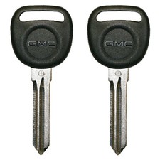2 Circle Plus Transponder Chip Keys for GMC Sierra, Tahoe, Acadia Savanna picture