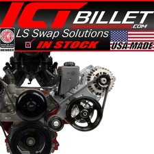 ICT Billet LS Truck - Alternator / Power Steering Pump Bracket Kit picture