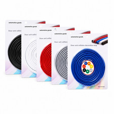 16.4ft(5M ) Car Door Edge Guard U Shape Rubber Seal Strip Molding Trim Protector picture