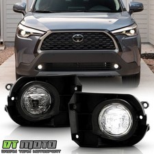 For 2020-2023 Toyota Corolla Cross Bumper LED Fog Lights Driving Lamps w/ Switch picture