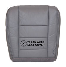 2005 2006 Ford F250, F350 Lariat XLT 4X4 Driver Bottom Leather Seat Cover Gray picture