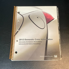 PPG 2012 Domestic Color Info Reference Book Automotive Refinish Spiral Bound picture