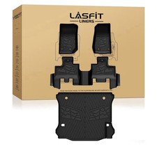LASFIT Floor Mats for Jeep Wrangler JK 2014-2018 Unlimited 4 Doors picture
