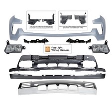 For 22-26 Chevy Silverado 1500 Front Bumper Conversion Kit Facelift w/ Fog Light picture