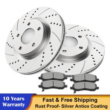 Front Disc Rotors Brake Pads for Chrysler 200 Dodge Caliber Avenger Jeep Compass picture