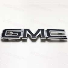 1pcs Black Front GMC Emblem 84125850 Black GM New For 2015-2019 GMC Yukon picture
