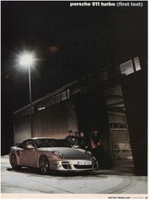2007 PORSCHE 911 TURBO AWD 6 PG ROAD TEST ARTICLE picture