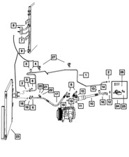 Genuine Mopar A/C Discharge Line 55056871AC picture