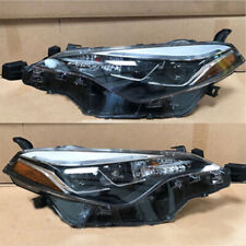 Driver Passenger Side Dual LED Headlamps for 2017 2019 Toyota Corolla SE XLE XSE picture