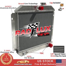 Fit 1949-1954 1952 Chevy Chevrolet Bel Air Fleetline Styleline Aluminum Radiator picture
