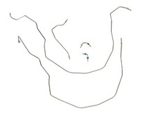 Stainless Front Brake Line Kit. 5 Pcs. For Use with Aftermarket Valve by Master picture