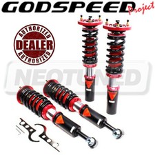 FOR 03-10 BMW 5 SERIES E60 GODSPEED MAXX COILOVERS SUSPENSION CAMBER PLATE KIT picture