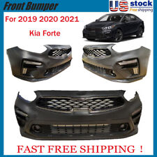 FITS 2019 2020 2021 KIA FORTE FRONT BUMPER SET COMPLETE GRILLS FOGS UPPER LOWER picture