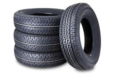 4PC ST205/75R15 Trailer Tires  Free Country HD 10 Ply 205 75 15 w/Scuff Guard picture