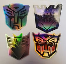 Transformers Autobots Decepticon STICKERS VARIETY PACK (4) WORLDWIDE 🌐 SHIPPING picture