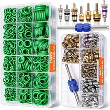 570Pcs Car R12 R134a A/C Repair Kit 530PCS O-Ring Kit 40PCS A/C Valve Core Tool  picture