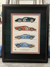 Ford GT40(Ken Miles) 24Hrs Le Mans 427, Ford GT40 Winners Custom Framed Artwork picture