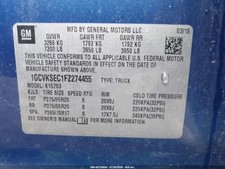 Rear Axle Classic Style 3.42 Ratio Fits 14-19 SIERRA 1500 PICKUP 1087145 picture