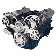 Ford 351 Cleveland All Inclusive Serpentine System Conversion 351C 351M 400 AC picture