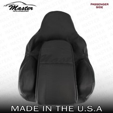 2003 2004 For Volkswagen R32 Front PASSENGER Side Top Black Leather Seat Cover picture