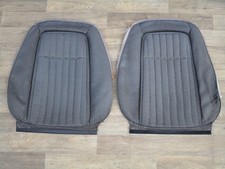 90-93 MUSTANG GT GRAY TWEED FRONT SEAT BACKS OEM GT LX COBRA 91WHITE picture