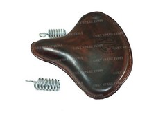 Front Seat Compatible With Royal Enfield Classic 350/500 RE Engraved Leather picture