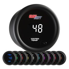 GlowShift Digital Celsius Water Coolant Temp Gauge Kit w/ Sensor, 10 Color picture