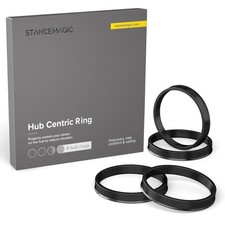 4pc Plastic Hubcentric Rings | 71.5mm Hub to 83mm Wheel | for many Jeep Dodge picture