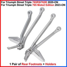 For Triumph Street Triple 765RS/R, 765 Moto2 Edition - Rear Footrests + Holders picture
