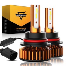 AUXBEAM HB1/9004 LED Headlight High Low Beam Bulbs 25000LM 6500K Super Bright 2x picture