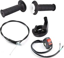CALU LUKY 22mm Twist Throttle Accelerator Handle Grips, 50 90 110 22mm, Black picture