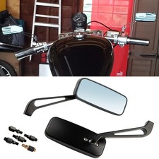 Rectangle Motorcycle Rear  Mirrors Compatible For Harley XL 1200X Forty-Eight 48 picture