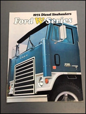 1972 Ford W-Series Diesel Semi Tractor Truck Vintage Sales Brochure Catalog picture