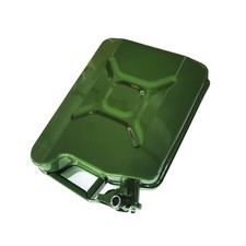 2.5 Gallon Green Practical Can Gasoline Jerry Can Metal Steel Tank Emergency picture
