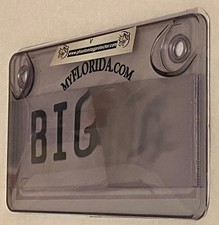 Motorcycle 3rd Gen. Phantom Tag Protector Tinted License Plate Privacy Shield picture