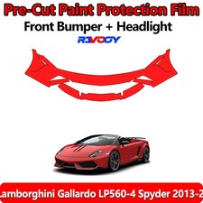  Front Bumper PPF Kit Film For Lamborghini Gallardo LP560-4 Spyder 2013-2014 picture