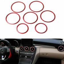 7pcs/Set Luxury Metal Circle Sticker Decoration For Benz C Class C180 C250 C300 picture