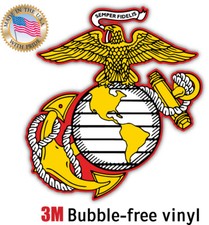 U.S. USMC Marine Corps Logo Semper Fidelis Car Truck Window Laptop Decal picture