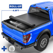 4.6FT Roll Up Tonneau Cover For 2022-2024 Ford Maverick Truck Bed Waterproof picture