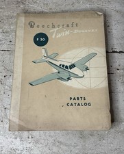 Vintage Beechcraft Twin Bonanza F-50 Airplane 1958 Parts Catalog Manual picture