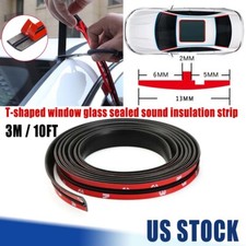 3M/10FT Rubber Car Seal Edge Sealing Strip Windshield Roof Noise Insulation Trim picture