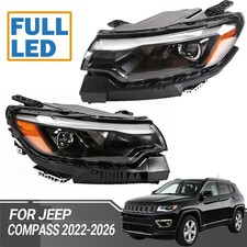 For 22-26 Jeep Compass Projector LED Headlight Assembly Left Right Lighting US picture