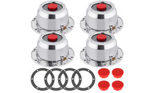 CheeMuii 4 Pack 343-4195 Trailer Hub Caps Kit Replace for Stemco 343 4195 Alumin picture