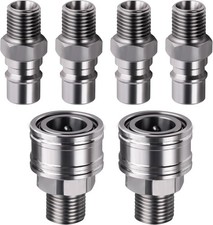 M16-M14 Hydraulic Attachment Fittings Quick Connect Adapters For Mini Excavator picture